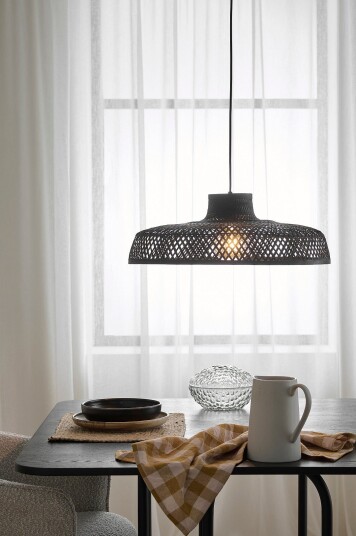 Ellos Home   Taklampe Owen   Svart