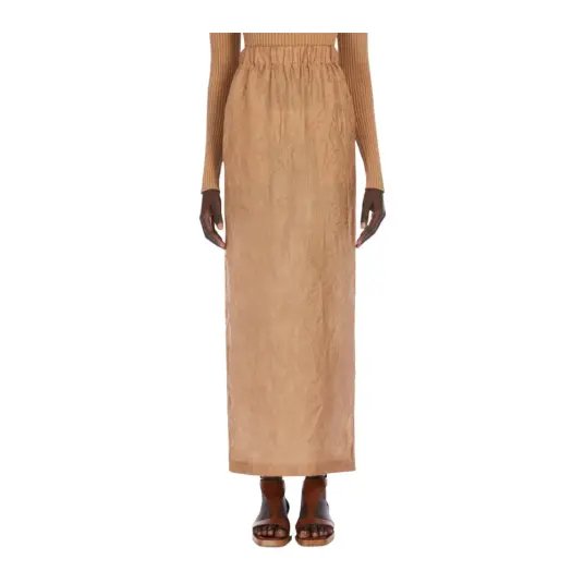 Max Mara Dame Skjørt Beige S,