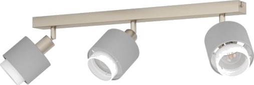 Eglo Bellizzi Spottskinne L430 3Xe14 Bs/Grå/Hvit