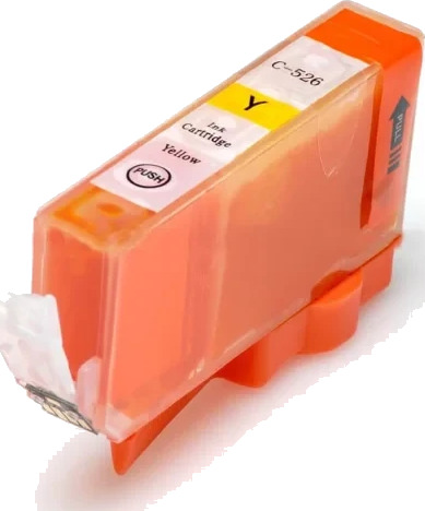 TB Blekkpatron CLI-526 Gul (8.4ml), erstatter Canon CLI-526Y/4543B001