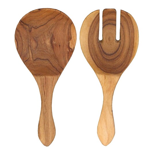 Afroart Wood salatbestikk oliventre 20 cm 2 deler Afroart Wood salatbestikk oliventre 20 cm 2 deler