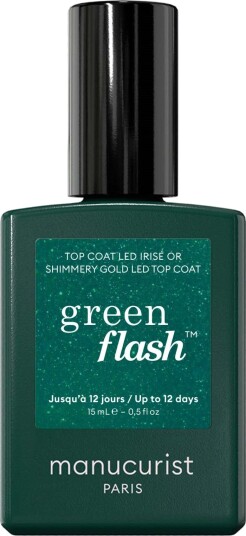 Manucurist Green Flash Top Coat 15 ml Shimmery Gold Manucurist Green Flash Top Coat 15 ml Shimmery Gold