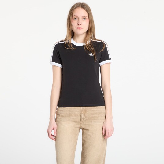 Adidas Originals 3S Tee Slim   Black   XS