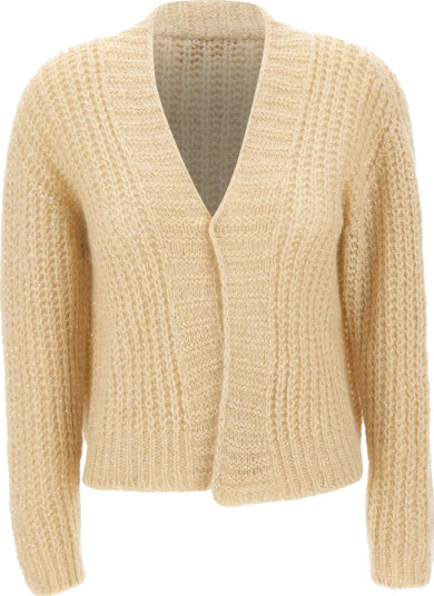 Kaos Dame Strikkevarer Beige L,