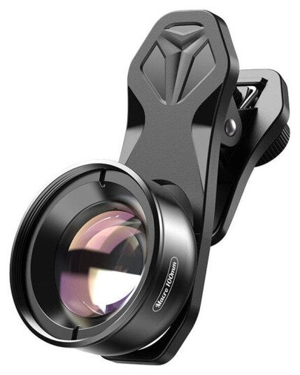 APEXEL APL-HB100MM Objektiv til Mobil 100mm Macro - Sort