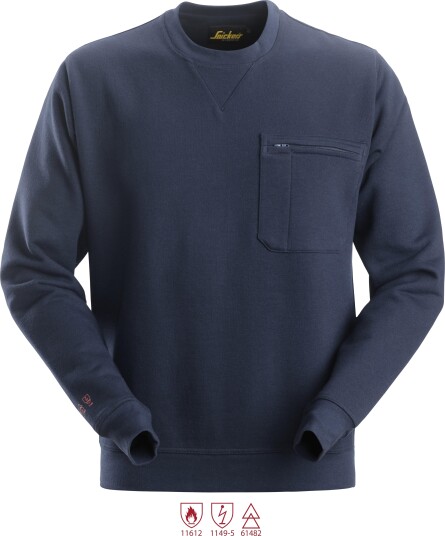 Snickers Workwear 2861 ProtecWork Genser marineblå Marineblå Klær