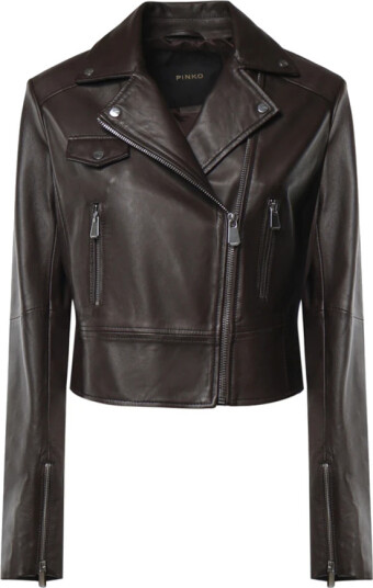 Pinko Dame Jakker Brun XL,