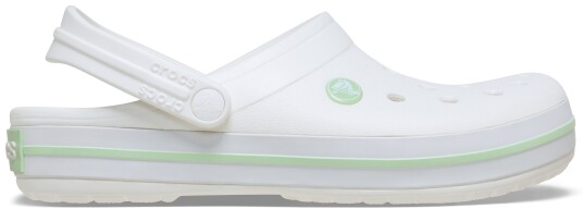 Crocs Unisex Crocband Clog White/serene Green 37 38