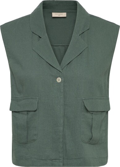 FREE/QUENT Fqlava Waistcoat   Green   XS