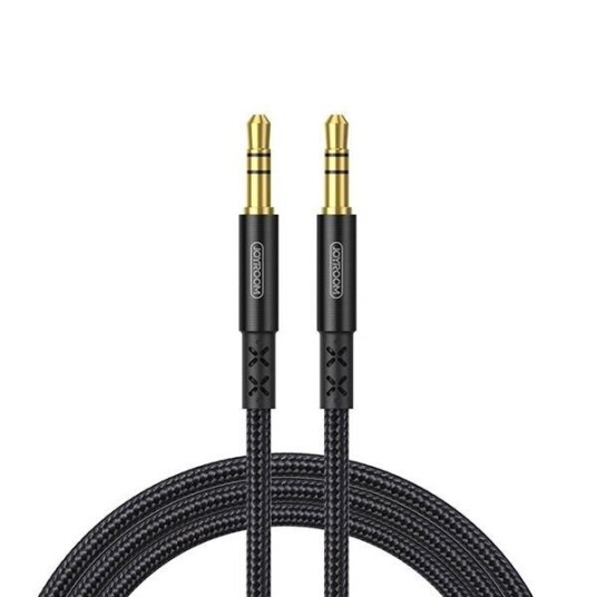 Joyroom 3.5 mm Lydkabel 1m - Sort Joyroom 3.5 mm Lydkabel 1m - Sort