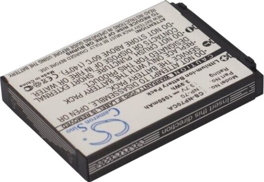 CAS. Exilim Zoom EX-Z150GN batteri (1050 mAh 3.7 V)