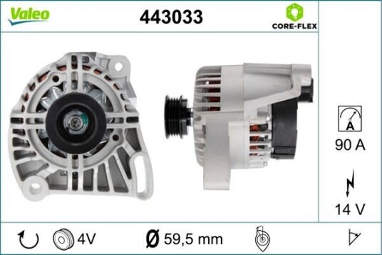 Dynamo VALEO 443033 Dynamo VALEO 443033