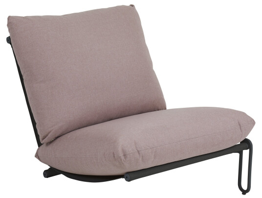 Brafab Blixt lounge modul Svart med rosa pute Påbyggnadsdel Svart Brafab Blixt lounge modul Svart med rosa pute Påbyggnadsdel Svart