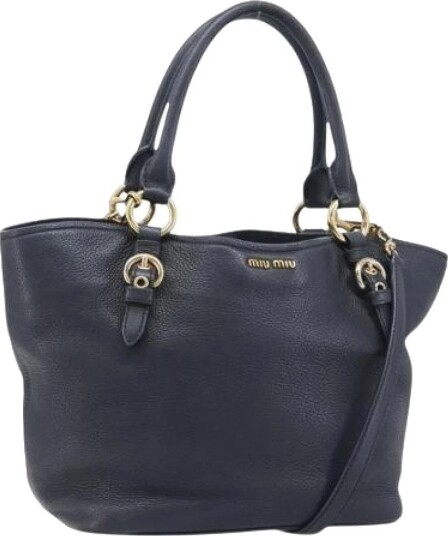 Miu Miu Pre owned Dame Pre owned Blå ONE SIZE,