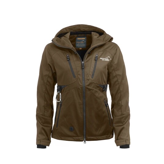 Arrak Akka Softshell Jacket Women Brown XL