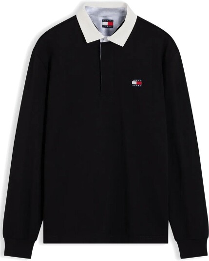 Tommy Jeans Tjm Rlx Ess Badge Rugby Ext Black S