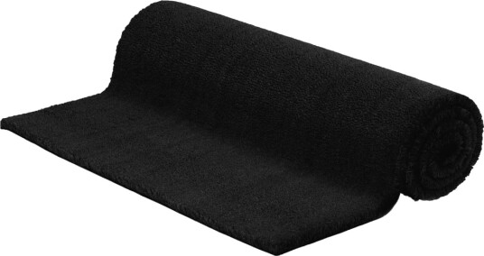 Dørmatte svart 100x300 cm tuftet kokosfiber 8721012225084