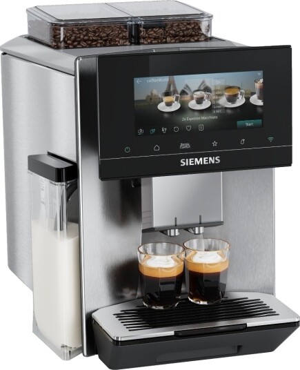 Siemens EQ900 Espressomaskin med Doble Bønnebeholdere og Appstyring TQ927E03