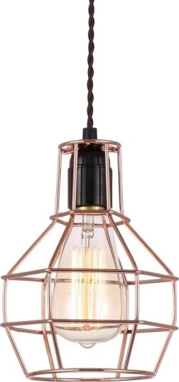 Italux Perifo Pendellampe Klassisk Kobber Mdm 2272/1 Bk+Cop