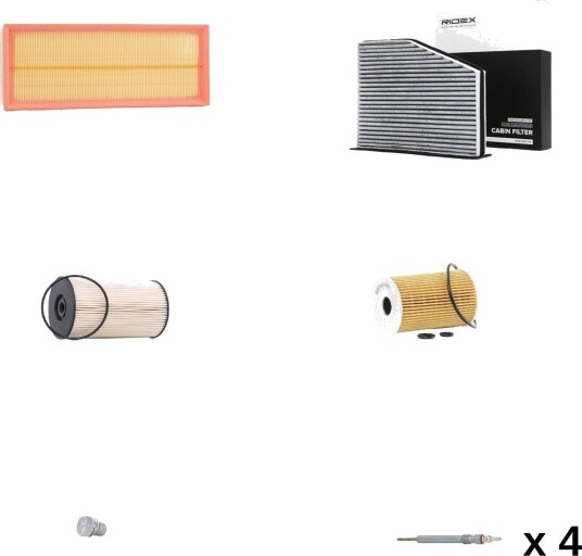 Servicepakke RIDEX 4682P10937