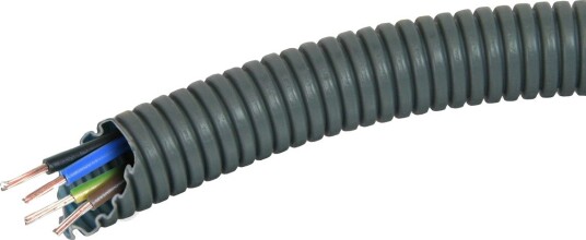 Pipelife Kabel PowerLine Ferdigtrukket K-Rør 16 mm PN 4G1.5 mm² 100 m