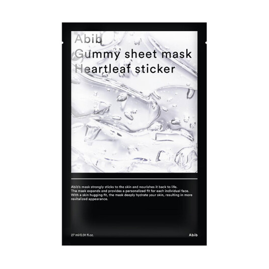 Abib Gummy Sheet Mask Heartleaf Sticker - 1stk Abib Gummy Sheet Mask Heartleaf Sticker - 1stk