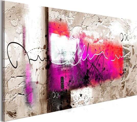 Bilde Hammer 1 Part Pink Narrow 150x50 Artgeist sp. z o. o.