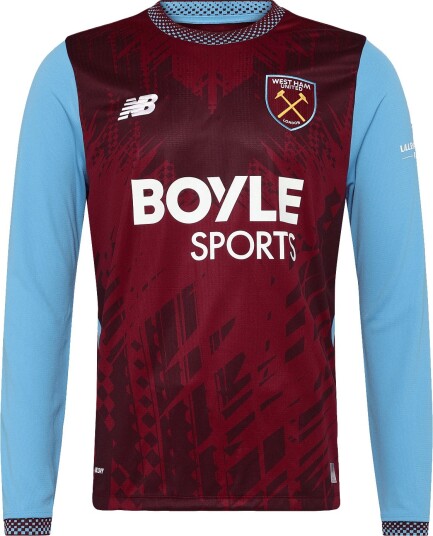 New Balance West Ham United 26/27 Home Long Sleeve Jersey HOME XXL New Balance West Ham United 26/27 Home Long Sleeve Jersey HOME XXL