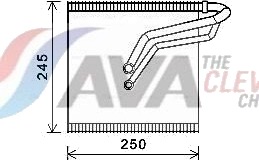 AVA COOLING SYSTEMS VNV387 Fordamper, klimaanlegg