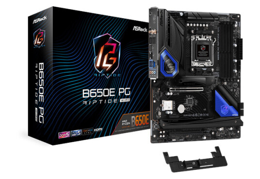 ASRock B650E PG Riptide WIFI - AMD B650 - AMD AM5 socket - DDR5 RAM - ATX