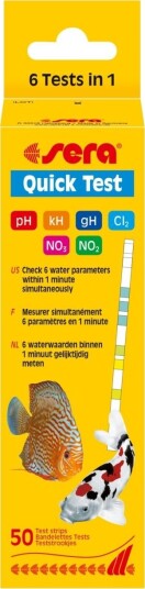 Sera 04960 Vannteststrimmel 50 Stykker Sera 04960 Vannteststrimmel 50 Stykker