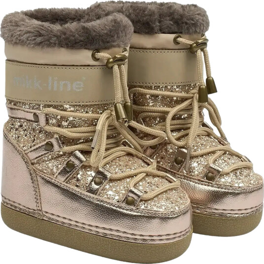 Mikk line Snow Boot Glitter Gold 26/28 Mikk line Snow Boot Glitter Gold 26/28
