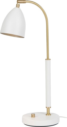 Belid Bordlampe Deluxe Hvit Bordlamper