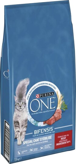 Purina One Tørrfôr Sterilised Storfekjøtt Sparepakke 2 X 7.5 kg