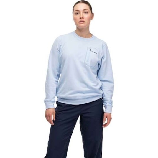 Bergans Midtli Midlayer Sweatshirt Dame Cool Blue L
