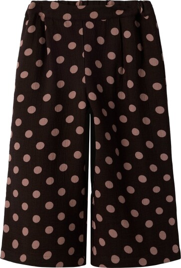 Name It Bukser   NmfNina   Bred   Chocolate Plum   Name It   5 år (110)   Bukser   bomull Beige Brun Rosa Svart