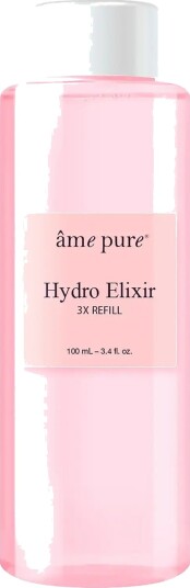 âme pure Hydro Elixir Face Mist Refill 3 X Refill Bottle Pink 100 ML