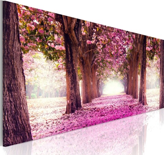 Bilde Fuchsia Garden 150x50 Artgeist sp. z o. o.
