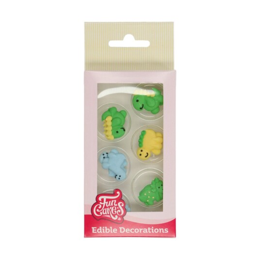 Funcakes Spiselig Kakepynt Dinosaur Pk/12 Funcakes Spiselig Kakepynt Dinosaur Pk/12