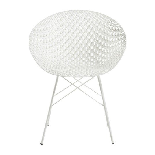 Kartell Kartell Matrix Chair Outdoor White Kartell Kartell Matrix Chair Outdoor White