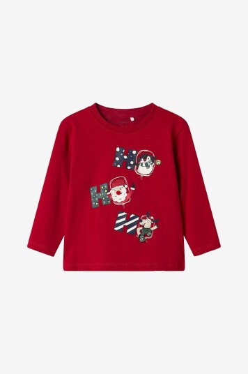 Name It T skjorte nmmRepola Nreg LS Rød