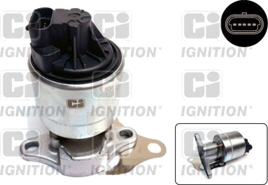 EGR-ventil QUINTON HAZELL XEGR212