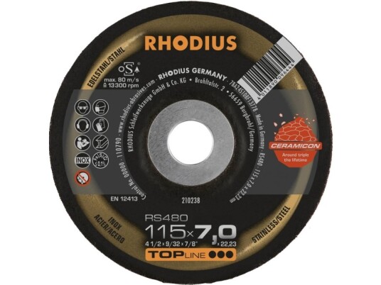 Rhodius 210238 Rs480 Skrubskive 25 Stk