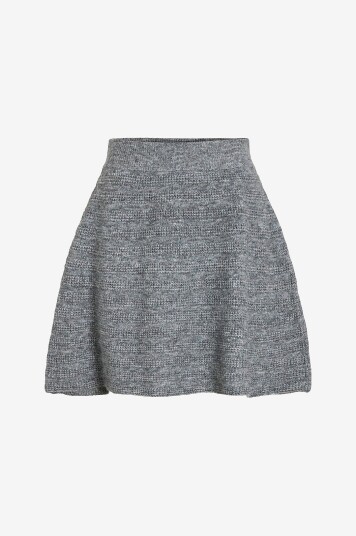 Vila Skjørt viJayla Knit Skirt Grå