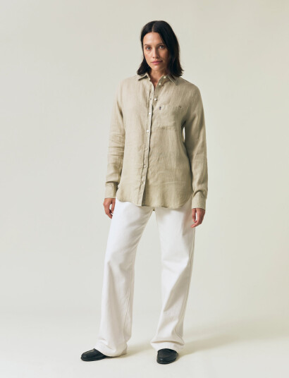 Lexington Clothing Classic Linen Shirt - Green - S Lexington Clothing Classic Linen Shirt - Green - S