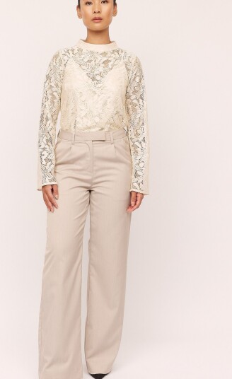 Once Untold Katina Blouse Cream XS Once Untold Katina Blouse Cream XS