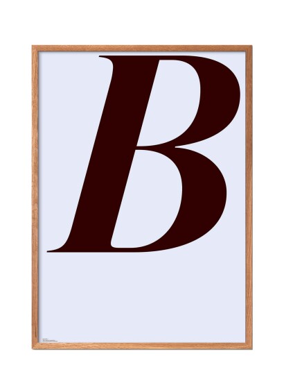 Poster & Frame Abcd-B - Multi/patterned - 42X29.7CM