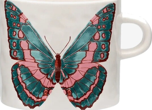 Anna + Nina Butterfly Manor Tea Mug   MULTICOLOR   ONZE SIZE