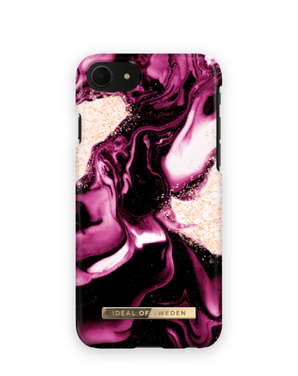 iDeal Of Sweden iPhone SE (2022 / 2020) / 8 / 7 Fashion Deksel Golden Ruby Marble