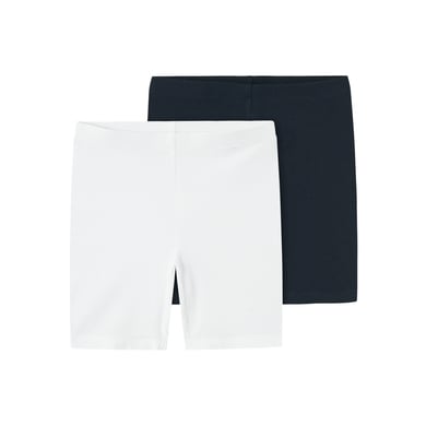 Name It Radler shorts Nmfvivian 2-pakning Dark Sapphire/ B right White Name It Radler shorts Nmfvivian 2-pakning Dark Sapphire/ B right White